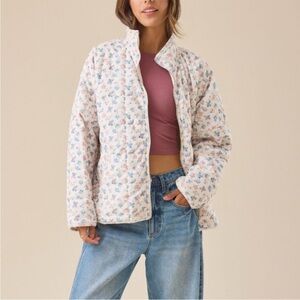 NWT Altar’d State Kiana Floral Corduroy Jacket Size Small